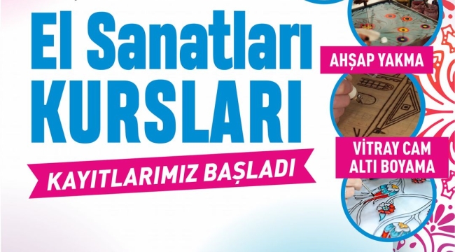 Alaşehir'de el sanatları kurs kayıtları başladı