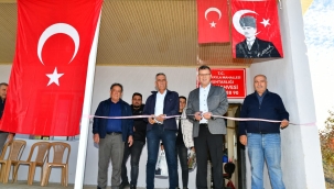 Başkan Öküzcüoğlu,yonca dağıttı köy kahvesini açtı