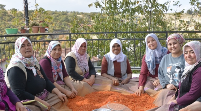 Demirci'de imece usulü tarhana 