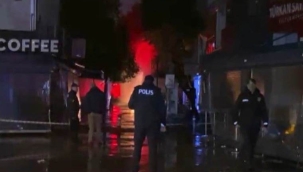 Doğalgaz borusu patladı çıkan yangın korkuttu