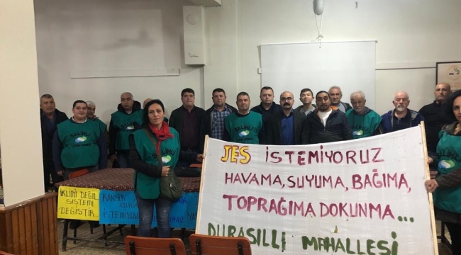 Durasıllı mahallesinde jestlere hayır toplantısı