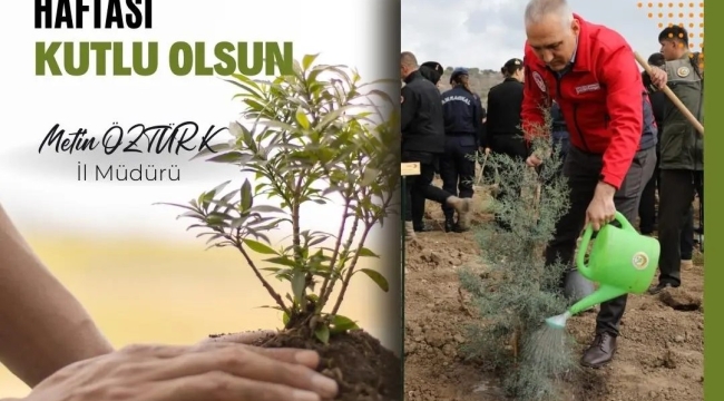 Erozyonla mücadele haftası başladı