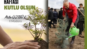 Erozyonla mücadele haftası başladı