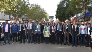 Filistin'e destek yürüyüşü