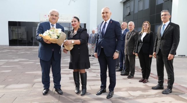 Genel müdür Dinç müdür Öztürk'e başarılar diledi