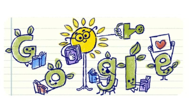 Google'dan öğretmenler günü'ne özel "doodle"