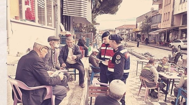 Jandarma 17 ilçede 145 mahallede dolandırıcılık konusunda vatandaşları uyardı