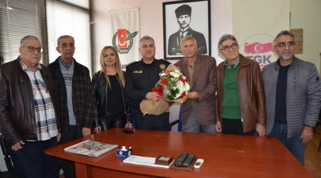 Müdür Aktaş gazeteciler cemiyetini ziyaret etti