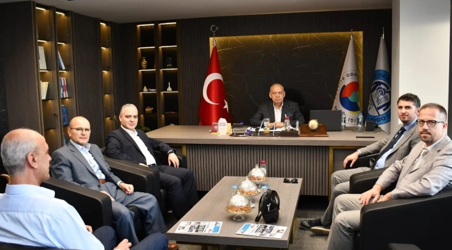 Öğretim üyelerinden TUTSO başkanı Aydın'a ziyaret