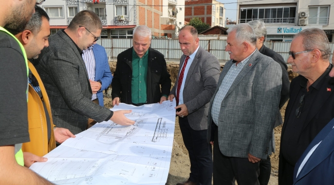 Otopark ve gençlik merkezi projesinin yapımına başlandı
