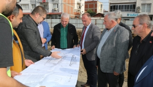 Otopark ve gençlik merkezi projesinin yapımına başlandı