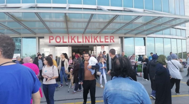Soma devlet hastanesinde yangın