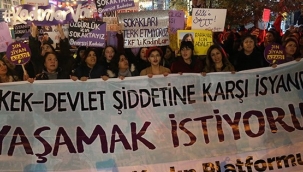 Türkiye bugün kadına şiddete karşı tek yürek