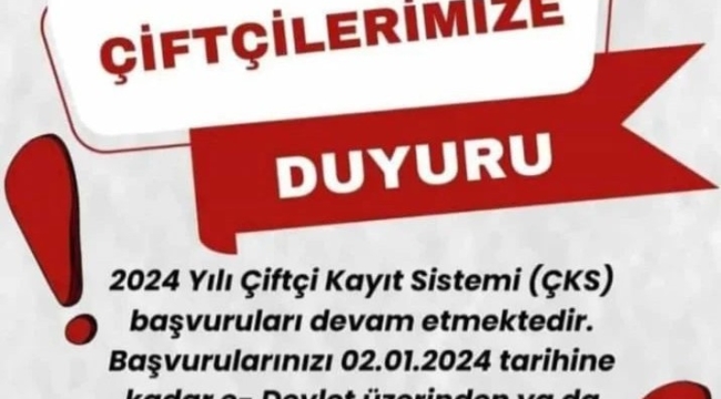 Üreticilere önemli çağrı
