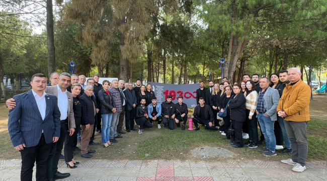 Yunusemre CHP'li gençlerin 10 kasım anması