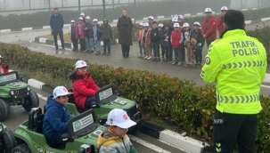 426 öğrenciye trafik temel eğitimi