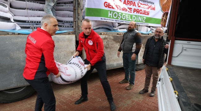 8 ilçede 538 üreticiye buğday ve arpa tohumu dağıtımına başlandı