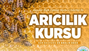 Alaşehir belediyesinden arıcılık kursu