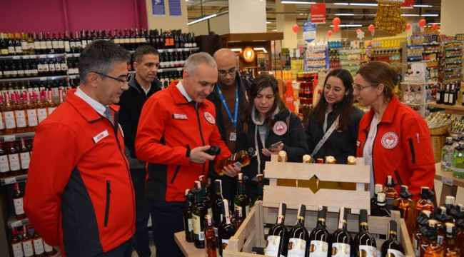 Alkollü içki satış ve tüketim yerlerine eş zamanlı denetim