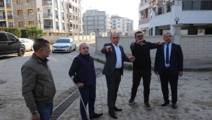 Başkan Akın cemevinde inclemelerde bulundu