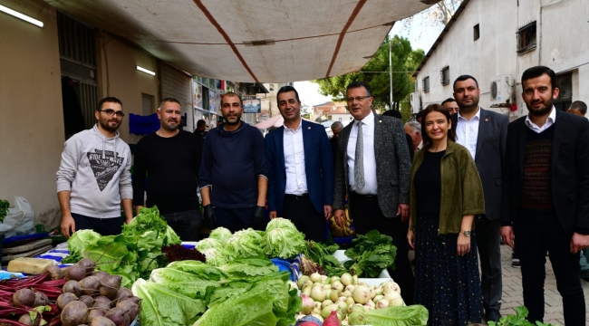 Başkan çarşı-pazar gezdi