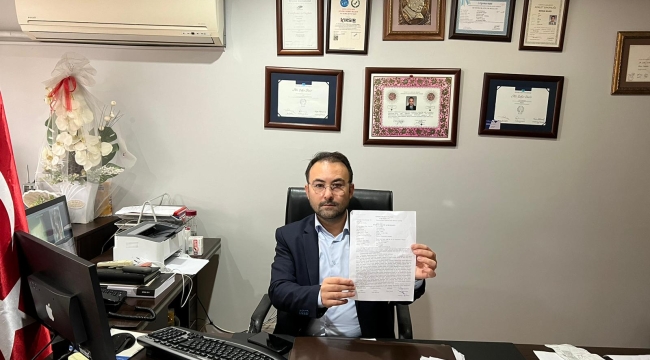 Başkan İksir " ATATÜRK'e hakaret eden kişiden şikayetçi oldu''