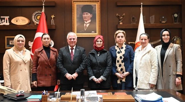 Başkan Kaplan başkan Tulup'u ziyaret etti