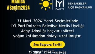 Belediye meclis adaylığı süreci uzatıldı