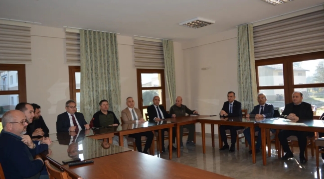 Birim amirleri toplantısına müdür Öztürk'te katıldı