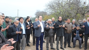 Cami temel atma törenine başkan Dutlulu'da katıldı