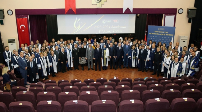 CBÜ'de akkademik yılı açılış töreni 