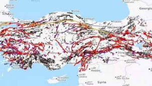 Diri fay hatları haritsaı güncellendi,en riskli iller açıklandı