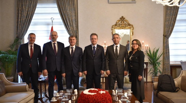 Enerji şirket yöneticilerinden vali Ünlü'ye ziyaret