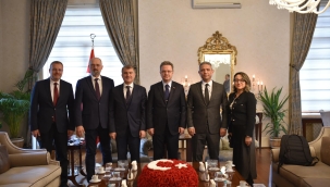 Enerji şirket yöneticilerinden vali Ünlü'ye ziyaret