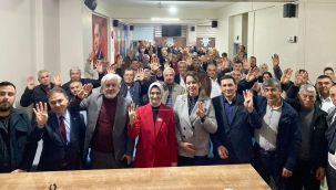 İl başkanı Hızlı Alaşehir'de teşkilat toplantısına katıldı