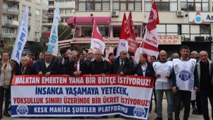 KESK Manisa şubeler platformunun basın açıklaması