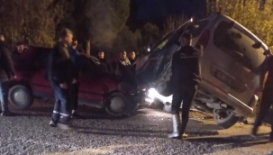 Manisa'da kaza çok sayıda yaralı var