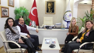 MESO başkanı Akyüz esnafları dinledi