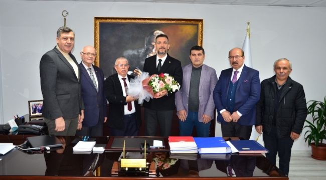 Oda başkanları milli eğitim müdürü Uğurelli'yi ziyaret etti