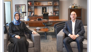 Rektör Kibar OSB başkanı Türek'i ziyaret etti