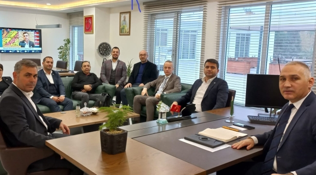 TOÇ BİR-SEN yöneticileri müdür Öztürk'ü ziyaret etti