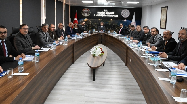 Toplantıda eğitim yatırmları ele alındı