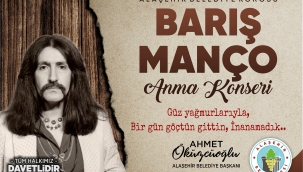 Alaşehir'de Barış Manço anısına koser