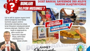 Alaşehir'de dost bakkal hizmeti