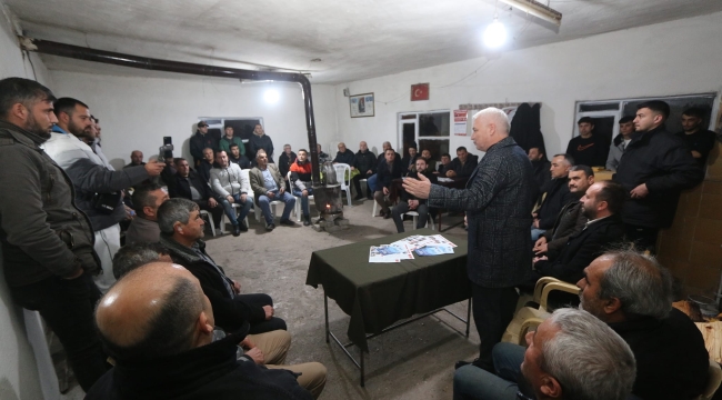 Başkan Bilgin mahalle buluşmalarını sürdürüyor