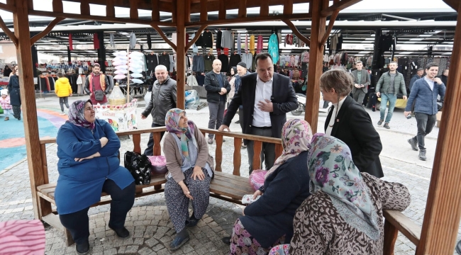  Başkan Dutlulu vatandaşlarla sohbet etti