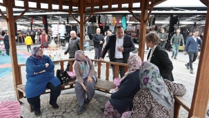  Başkan Dutlulu vatandaşlarla sohbet etti