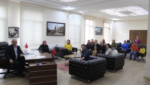 Başkan Kaplan Gölmarmara belediyesini ziyaret etti