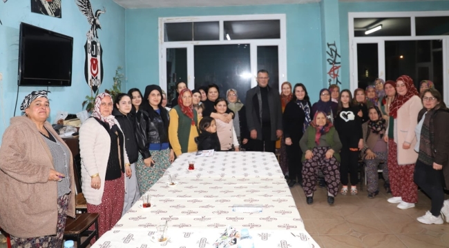 Başkan Öküzcüoğlu'na kadınlardan büyük destek