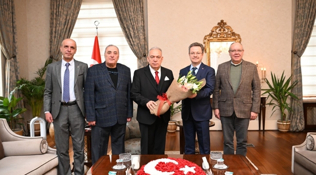 Başkanlar vali Ünlü'yü ziyaret etti